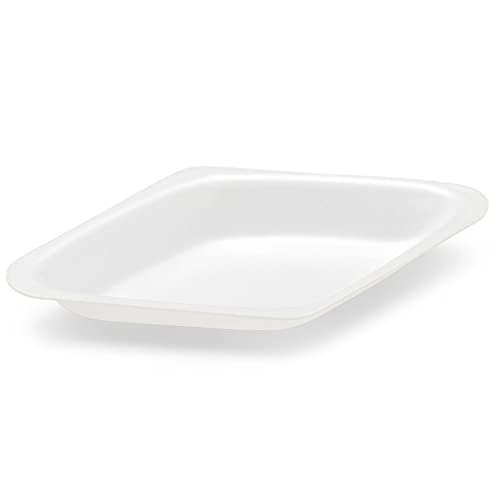 Weighing Boats Diamond Shaped by Globe Scientific, 3614-5, Bendable Polystyrene, Easy Pour Design, Disposable Scale Trays to Weig & Mix Liquid & Powder, Antistatic, 5mL Capacity, White, Case of 250