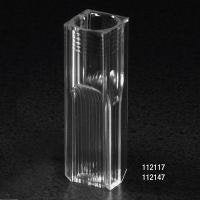 Globe Scientific 112147 Polymethylmethacrylate Cuvette, 2 Clear Sides, Semi-Micro, 2.5ml Capacity (Case of 500)