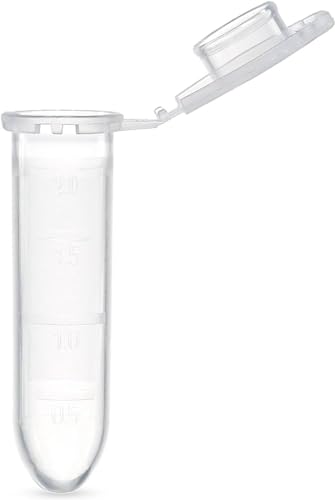 Globe Scientific 110585 Polypropylene Microtiter Cluster Tube, Capacity 1.2 mL (Pack of 960)
