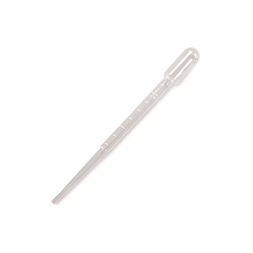 Globe Scientific Transfer Pipet, 5.0mL, General Purpose, Graduated to 2.25mL, 150mm, 500/Dispenser Box, 10 Boxes/Unit - GLO