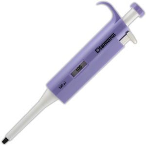 Globe Scientific Diamond 3302-100 Fixed Volume Pipette, 100µL Volume, Lavender