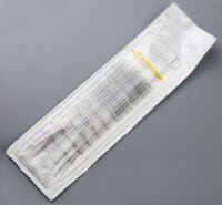 Globe Scientific 1710 Polystyrene UniPlast Serological Pipette, 1mL Capacity, Standard Tip, 270mm Length, Sterile, Yellow Striped (Case of 1000)