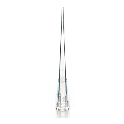 Globe Scientific 151154RF Polypropylene Universal Certified Pipette Tip, Reloading Stack, 0.1 µL-10 µL Graduation, 31 mm Length, Natural (Pack of 960)