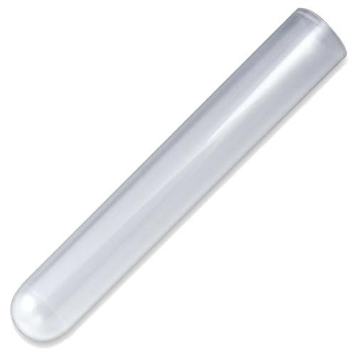 Globe Scientific 110441 Polypropylene Culture Test Tube without Cap, Natural, 5ml Capacity (Bag of 1000)