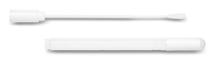 Fab-Swab 6" Sterile DNA Controlled Elongated Flock Swab & Dry Transport Tube - 25-3606-U BT FABUSA-PurFlock Ultra Forensic Collection System, Cs