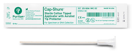 Puritan Cap-Shure-Sterile Cotton Swab with Tip Protector-DNA Collection Swab, Cs