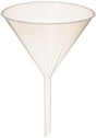 Globe Scientific 600156 Polypropylene Analytical Funnel, 183mm Funnel Size, 180mm Top Diameter (Pack of 5)