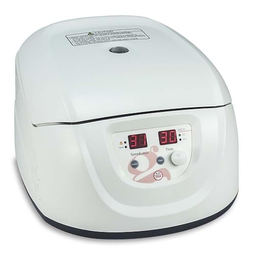 Globe Scientific GCC-S Standard Clinical Centrifuge with US Plug and 12-Place Rotor, Sleeves & Risers, 120V/60Hz