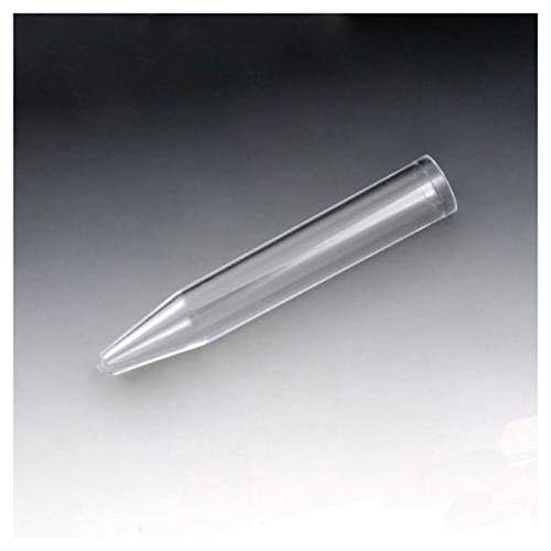 Globe Scientific 110405 Polystyrene Test Tube with Separate Dual Position Snap Cap, 5mL Capacity, 12mm Diameter, 75mm Height, Pack of 1000