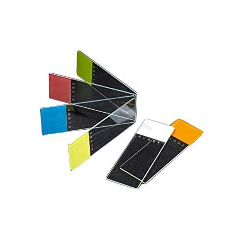 Globe Scientific Microscope Slide 1304W Soda Lime Glass, 90° Ground Edge, 25 mm W x 75 mm L, White Frosted (Pack of 1440)