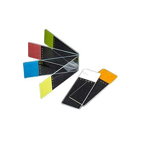 Globe Scientific 1358D-72 Borosilicate Glass Microscope Slide, Diamond, White, 90° Ground Edges, 25 mm Width x 75 mm Length (Pack of 72)