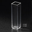 Globe Scientific 111157 Polymethylmethacrylate Square Spectrophotometer Cuvette, 4 Clear Sides, 4.5mL Capacity (Case of 500)