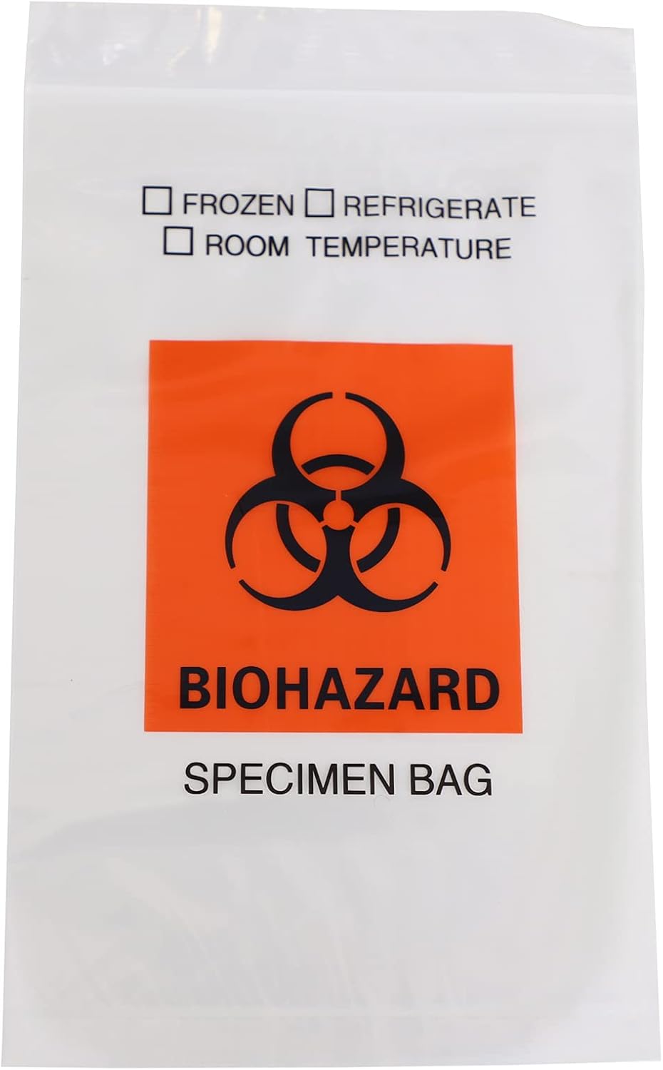 SNT Biotech Biohazard Specimen Collection Bag Laboratory Sample 6x9 inches Sealable with Outside Document Pocket