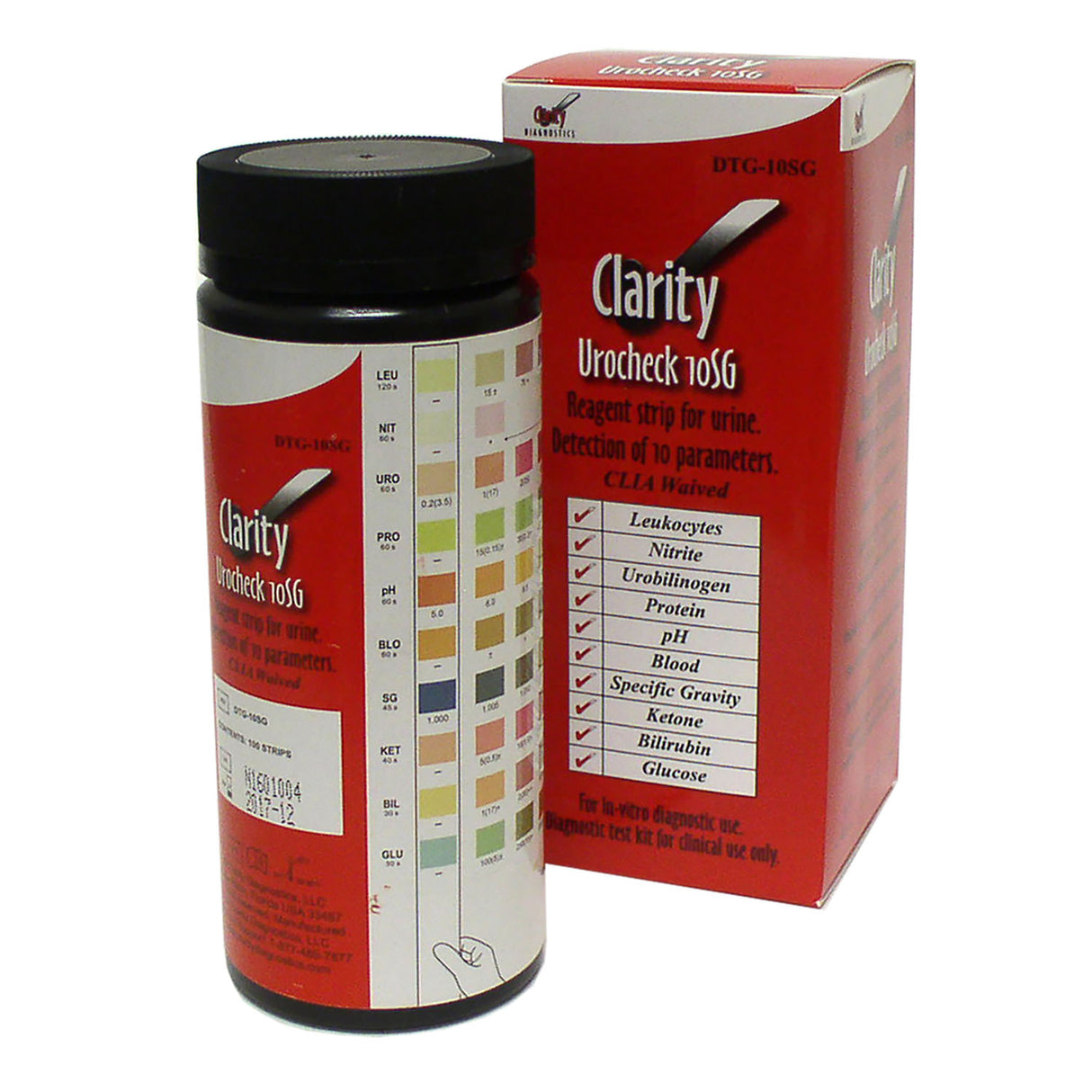 CLARITY DIAGNOSTICS URINALYSIS - DTG-10SG