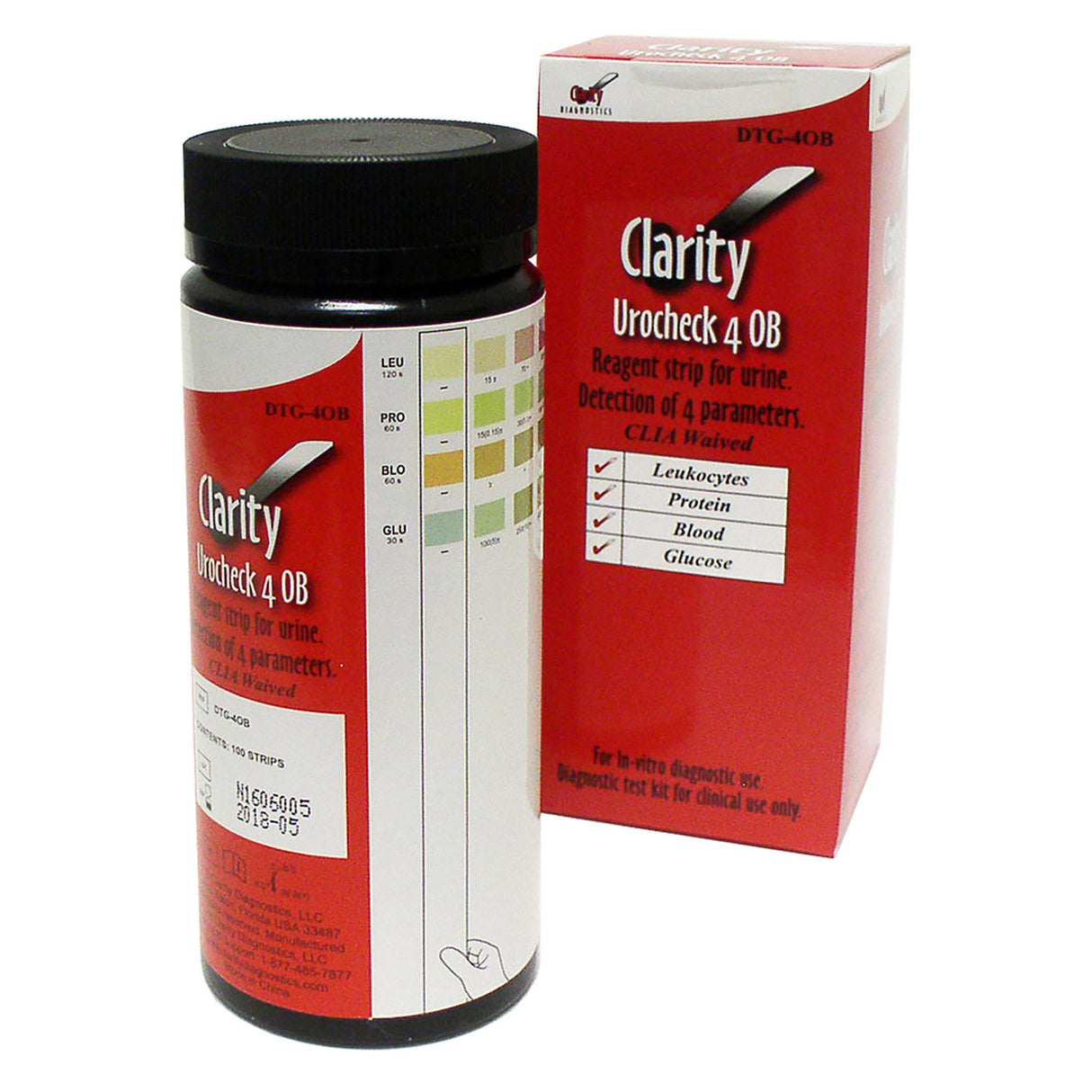 CLARITY DIAGNOSTICS URINALYSIS - DTG-4OB