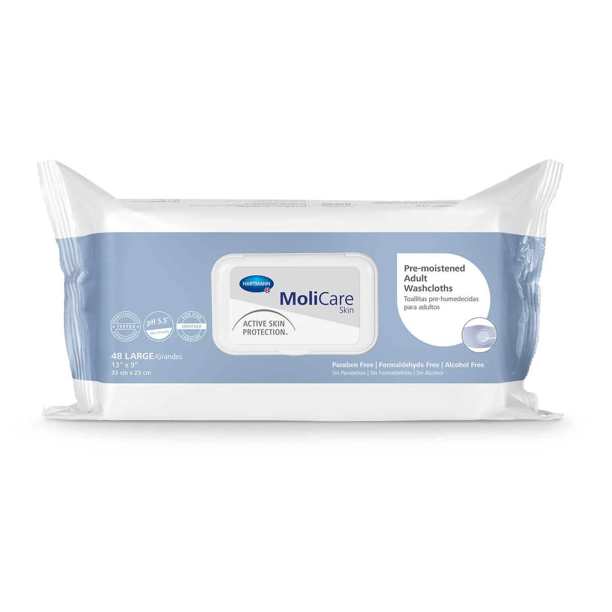 HARTMANN USA MOLICARE® PREMOISTENED CLEANSING WASHCLOTHS - 225600