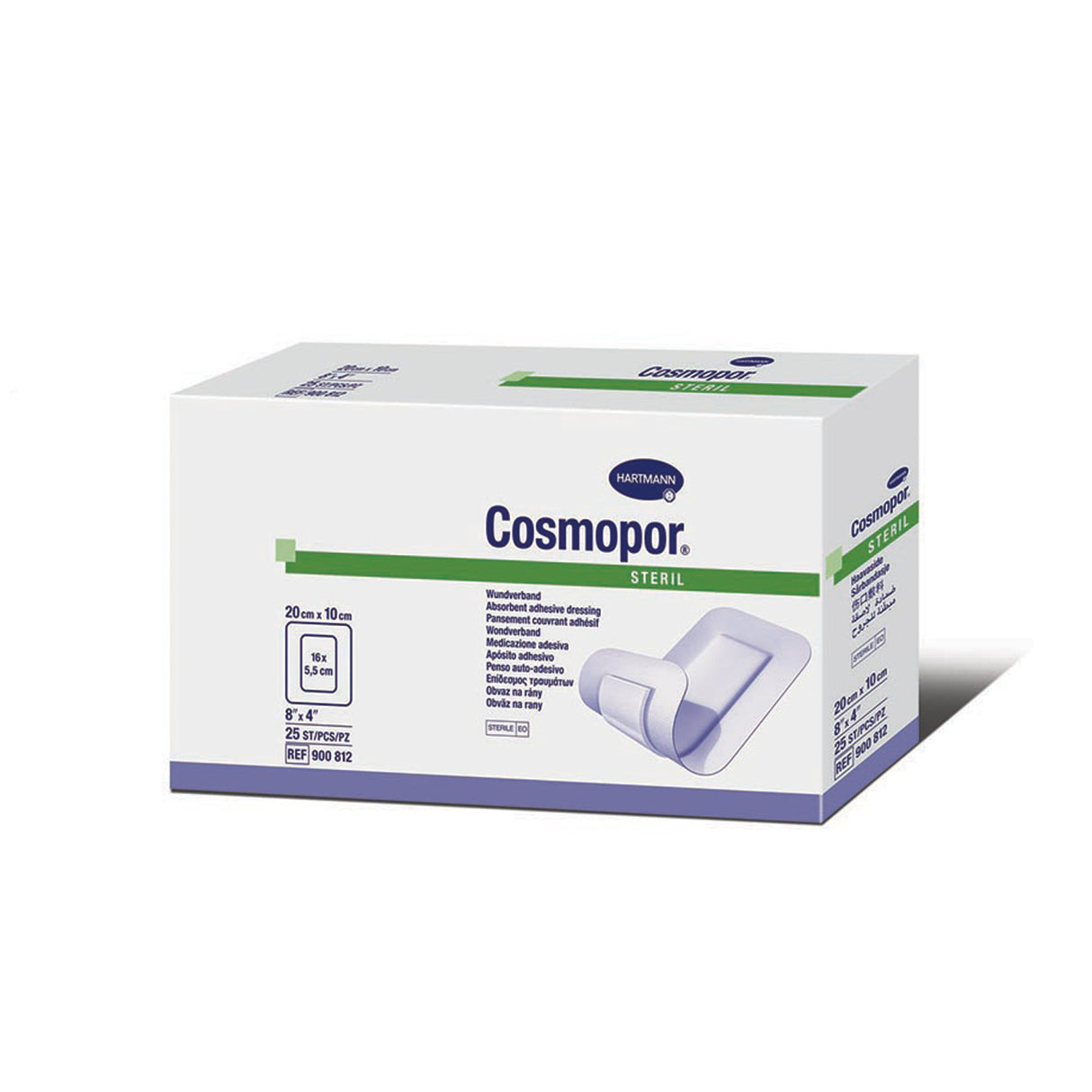 HARTMANN USA COSMOPOR® STERILE LF ADHESIVE WOUND DRESSING - 900812