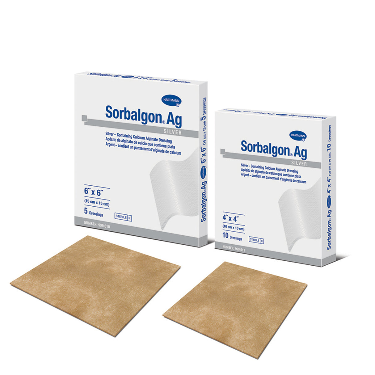 HARTMANN USA SORBALGON® AG SILVER CALCIUM ALGINATE DRESSING - 999609