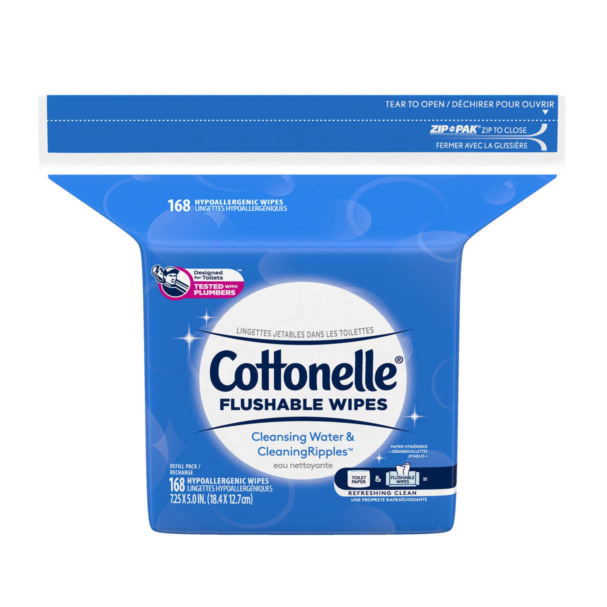 KIMBERLY-CLARK COTTONELLE® MOIST WIPES - 10358