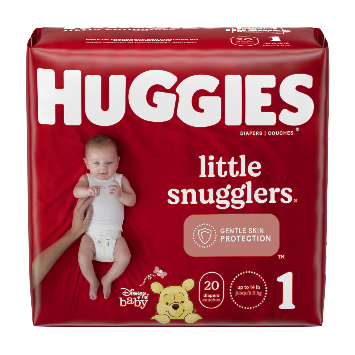 KIMBERLY-CLARK HUGGIES® LITTLE SNUGGLERS DIAPERS - 34717
