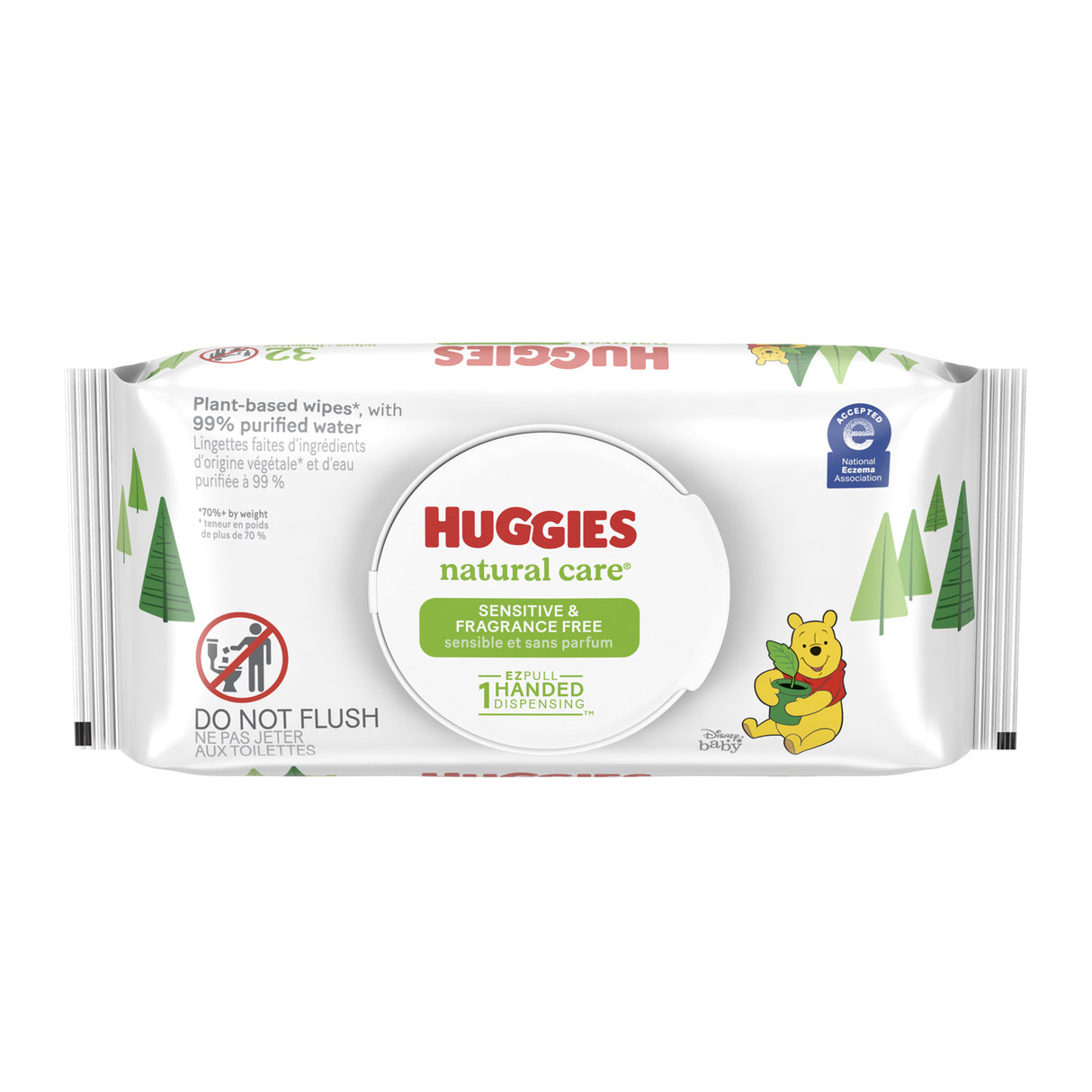KIMBERLY-CLARK HUGGIES® NATURAL CARE BABY WIPES - 42511