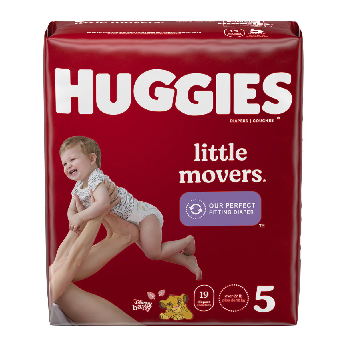 KIMBERLY-CLARK HUGGIES® LITTLE MOVERS DIAPERS - 49680