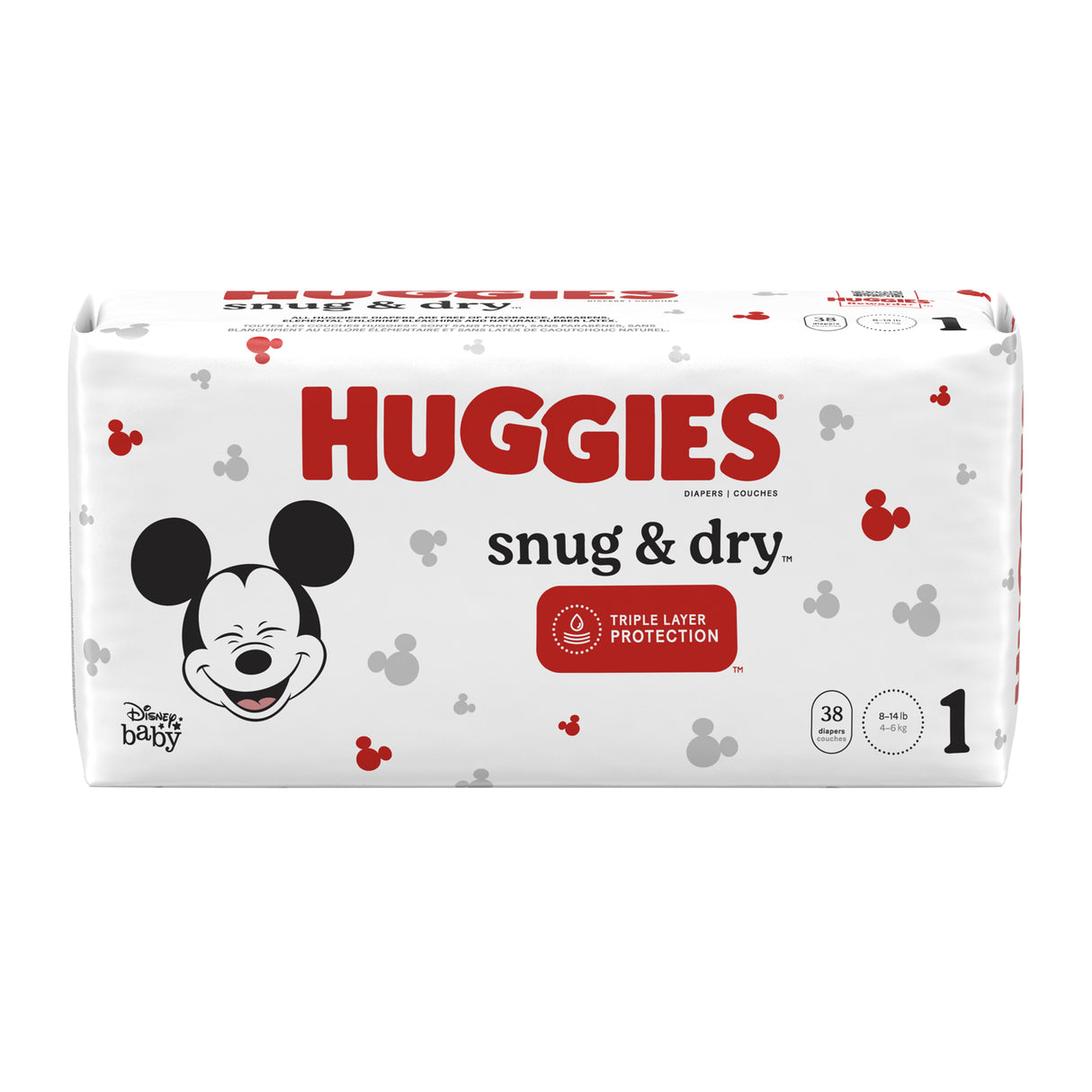 KIMBERLY-CLARK HUGGIES® SNUG & DRY DIAPERS - 51462