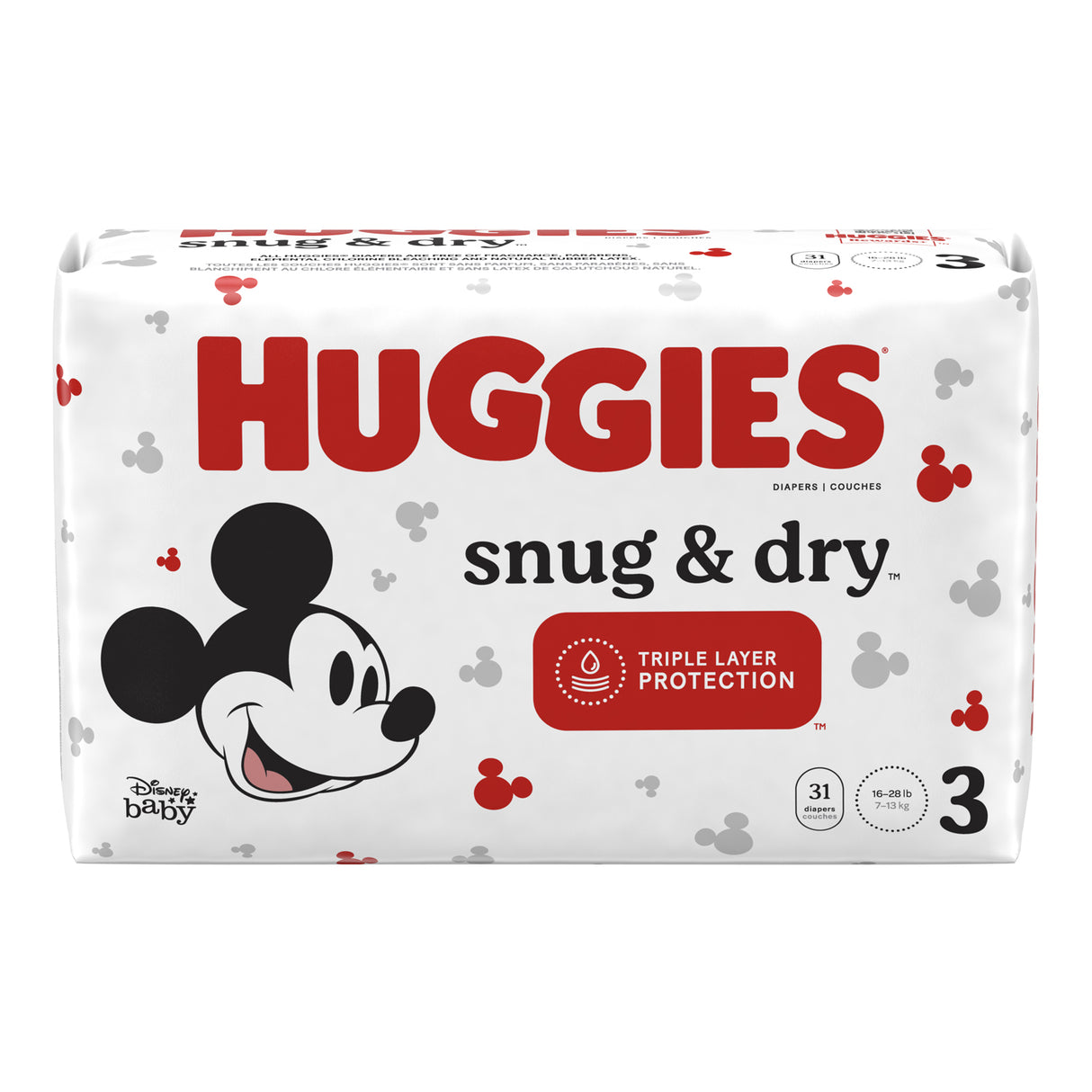 KIMBERLY-CLARK HUGGIES® SNUG & DRY DIAPERS - 51471