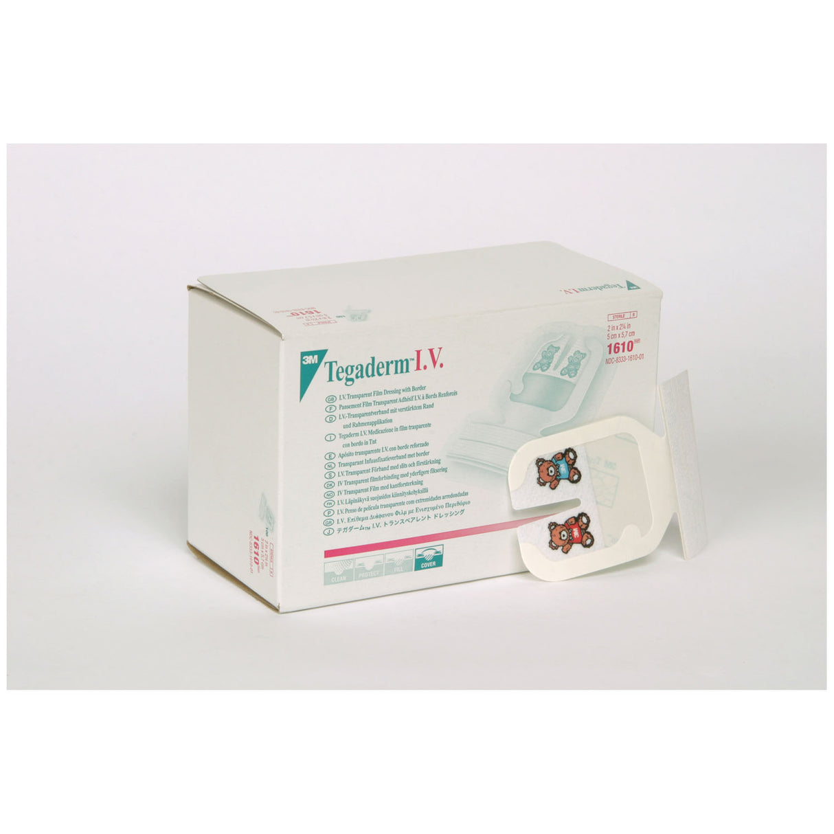 SOLVENTUM TEGADERM™ CHG CHLORHEXIDINE GLUCONATE IV SECUREMENT DRESSING - 1657