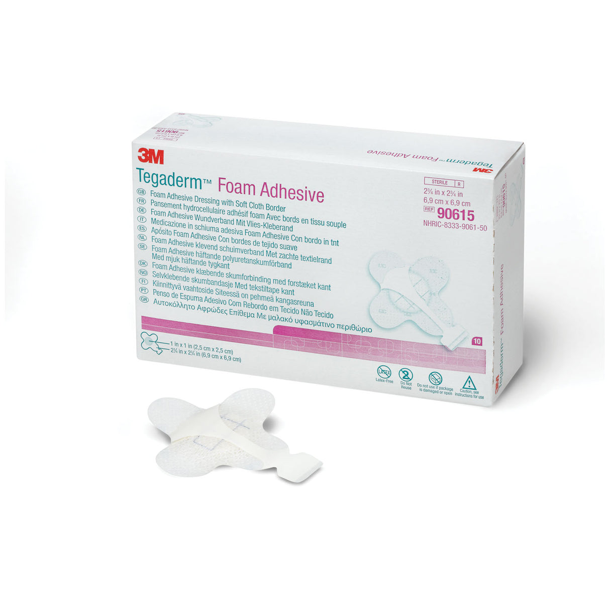 SOLVENTUM TEGADERM™ FOAM ADHESIVE DRESSING - 90615