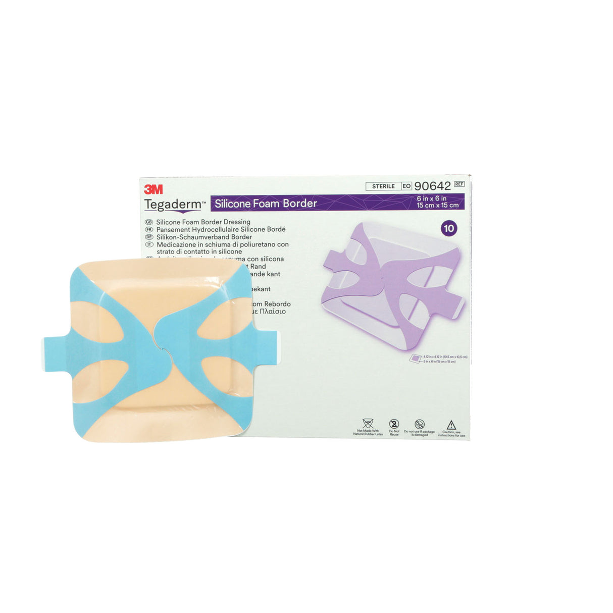 SOLVENTUM TEGADERM™ SILICONE FOAM BORDER DRESSING - 90642