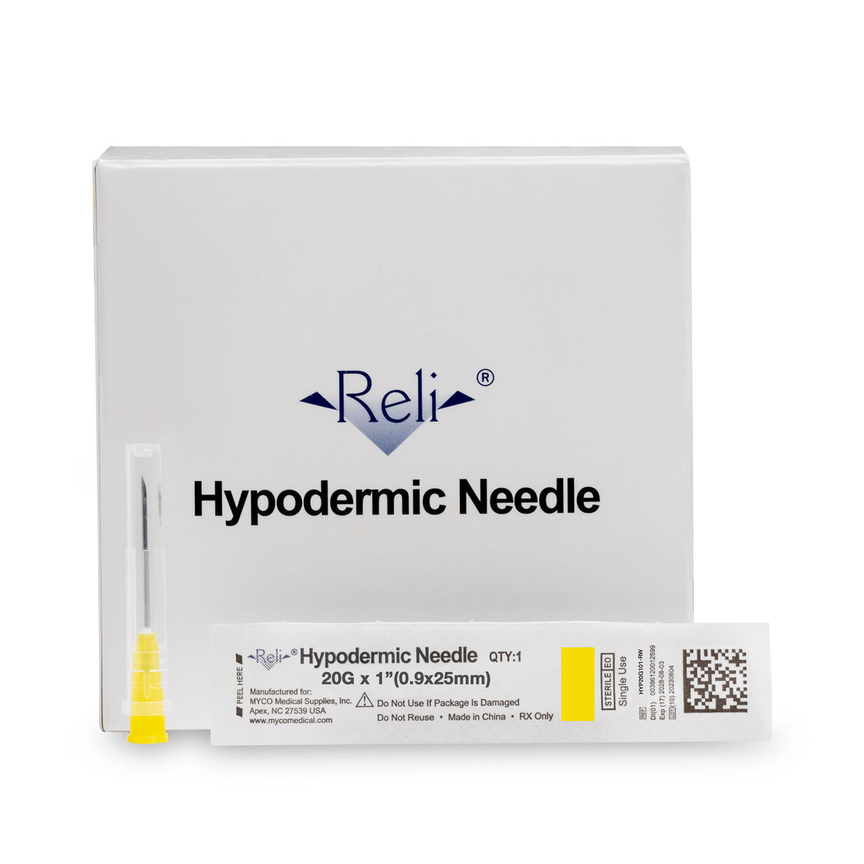 MYCO RELI® CONVENTIONAL HYPODERMIC NEEDLES - HYP20G101-RW