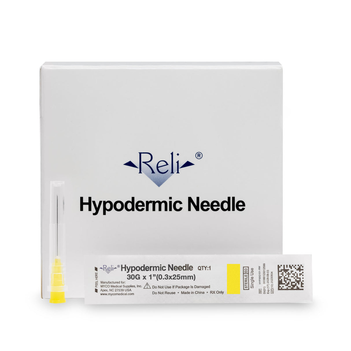 MYCO RELI® CONVENTIONAL HYPODERMIC NEEDLES - HYP30G101-RW