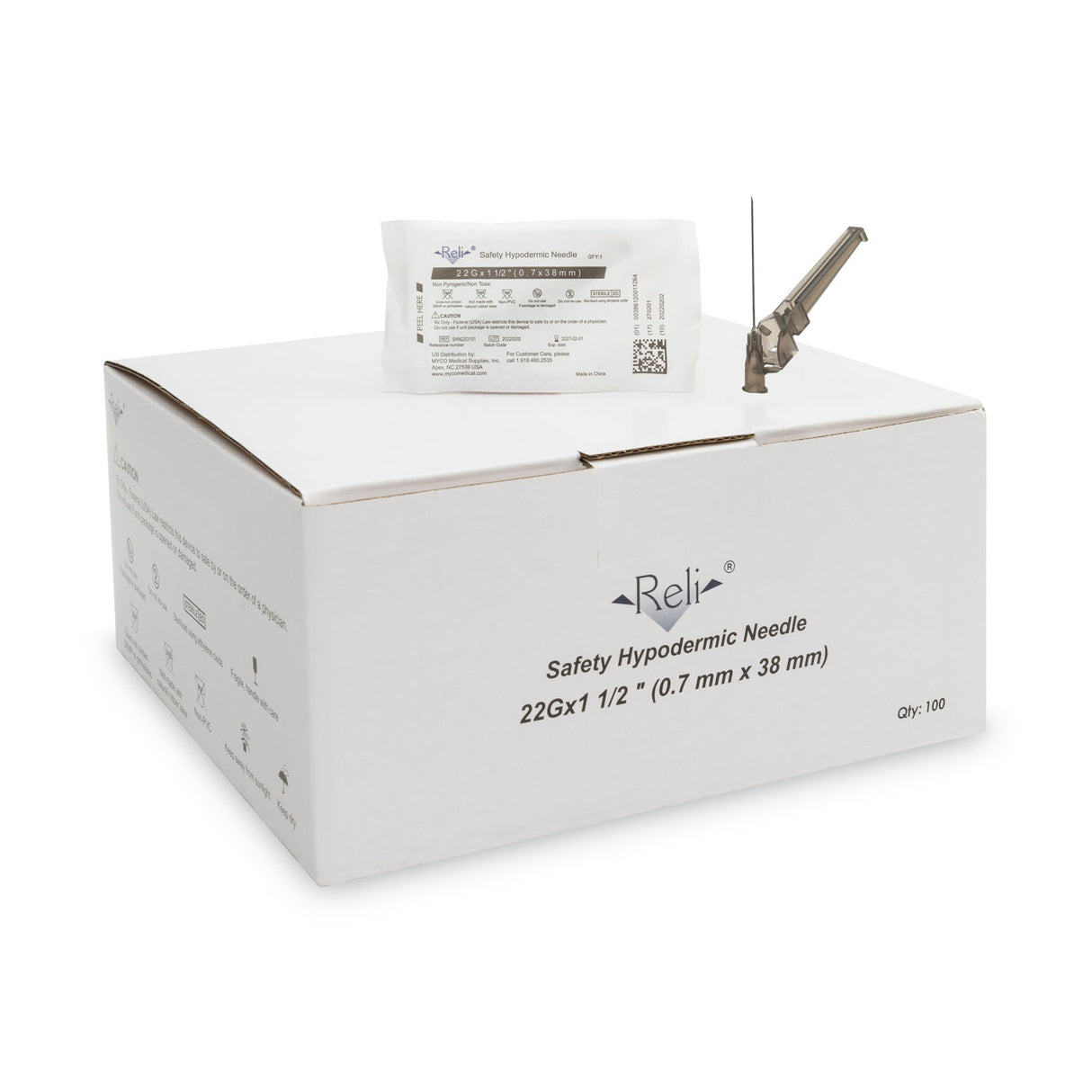 RELI® SAFETY HYPODERMIC NEEDLES - SHN22G151