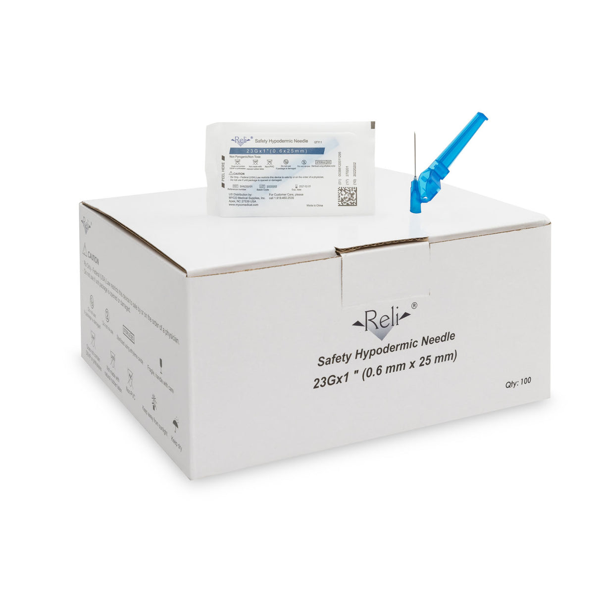 RELI® SAFETY HYPODERMIC NEEDLES - SHN23G101