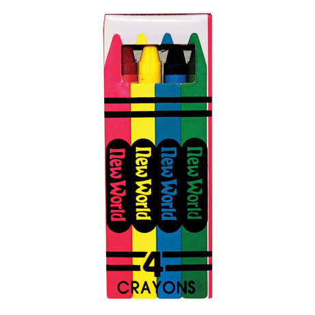 NEW WORLD IMPORTS CRAYONS & COLORING BOOK - CR4