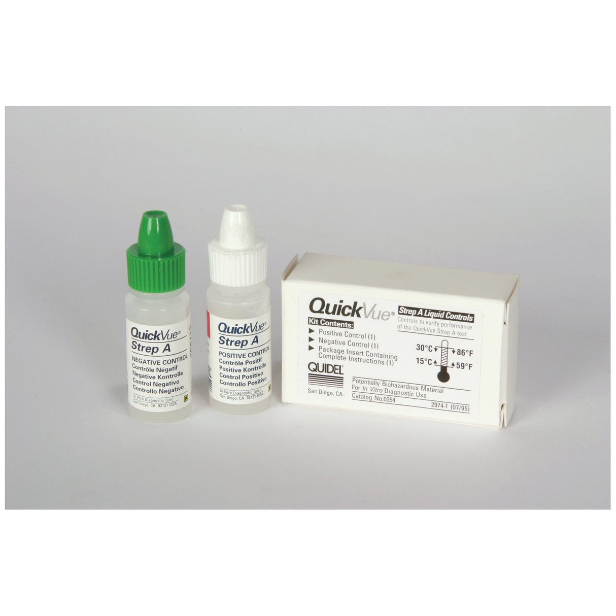 QUIDEL STREP A LIQUID CONTROL SET - 0354