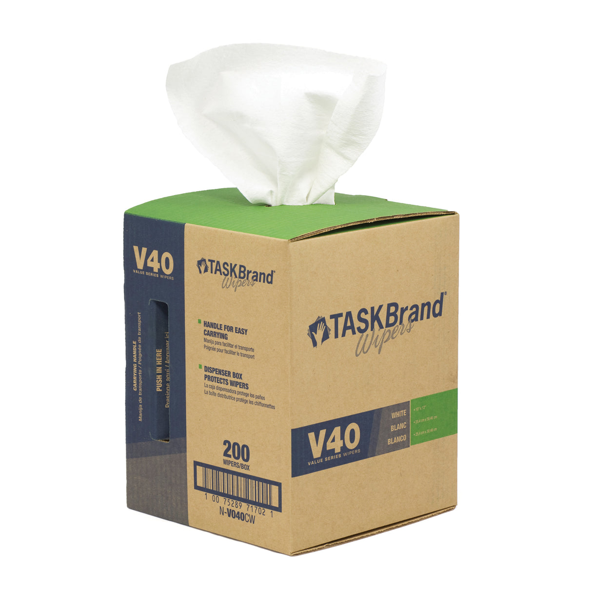 HOSPECO TASKBRAND® VALUE SERIES WIPES - DRC - N-V040CGW-8