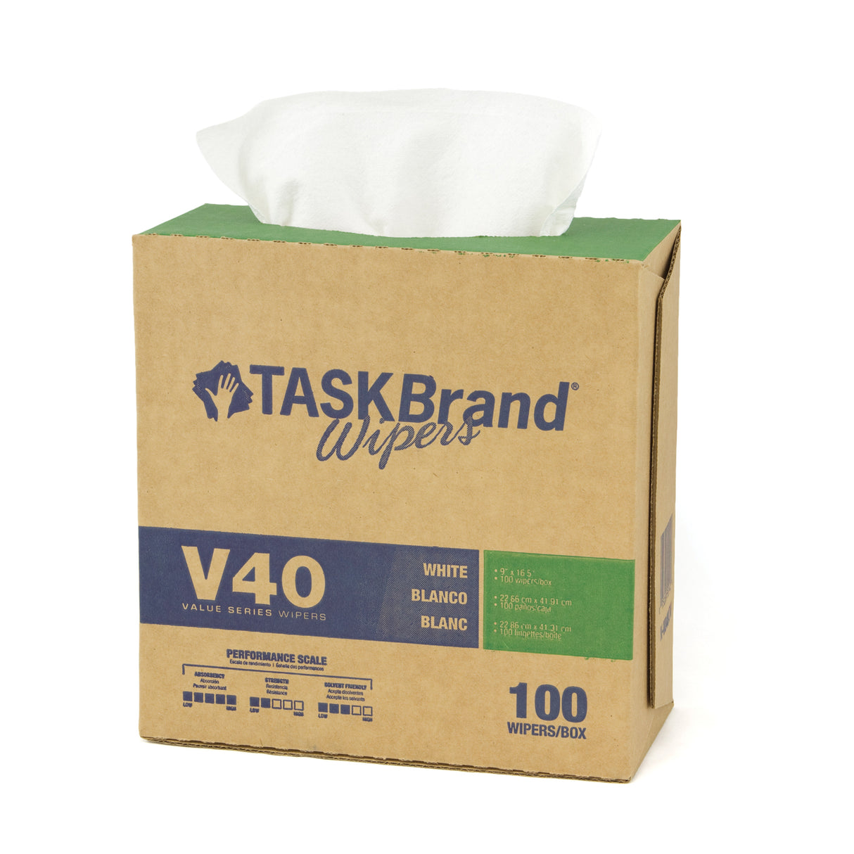 HOSPECO TASKBRAND® VALUE SERIES WIPES - DRC - N-V040IDW