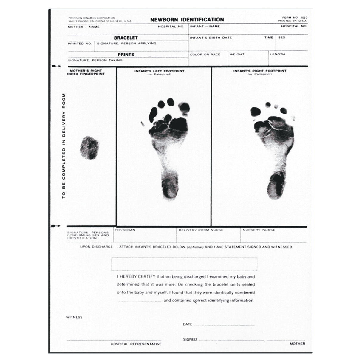 PRECISION DYNAMICS KLEEN-PRINT® FOOTPRINTER SYSTEM - 2010-00-PDA