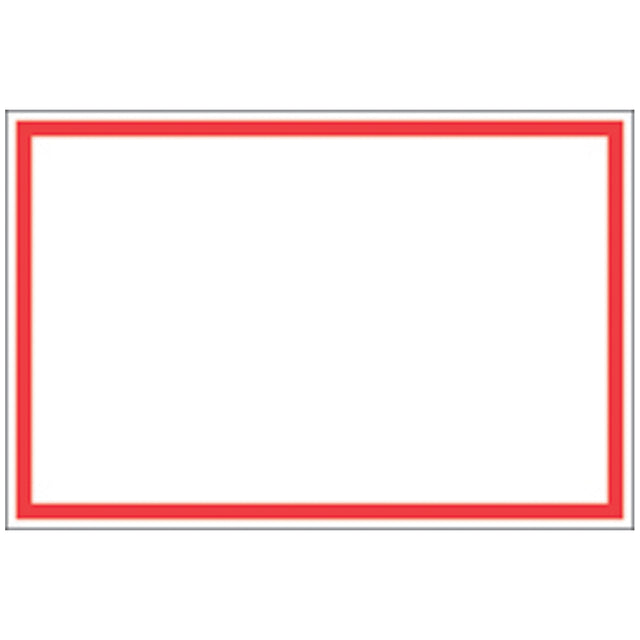 TIMEMED RED BORDER TAPE LABELS - RB-502