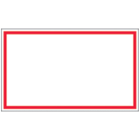 TIMEMED RED BORDER TAPE LABELS - RB-5112