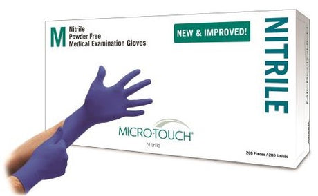 ANSELL MICRO-TOUCH® NITRILE POWDER-FREE SYNTHETIC MEDICAL EXAMINATION GLOVES-6034301