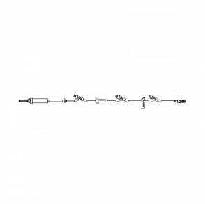 BD PRIMARY IV ADMIN SET, MAXGUARD, GRAVITY, (3) PORTS, 15 DROP/ML, W/O FILTER, 112" TUBING-MX9128, Cs