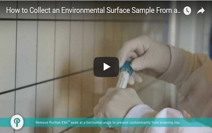 Puritan ESK Sampling Kit - 4" Sterile Polyester Swab & 4ml Letheen Broth - 25-83004 PDB LB - Bulk Pk-Letheen Broth Swabs, Cs