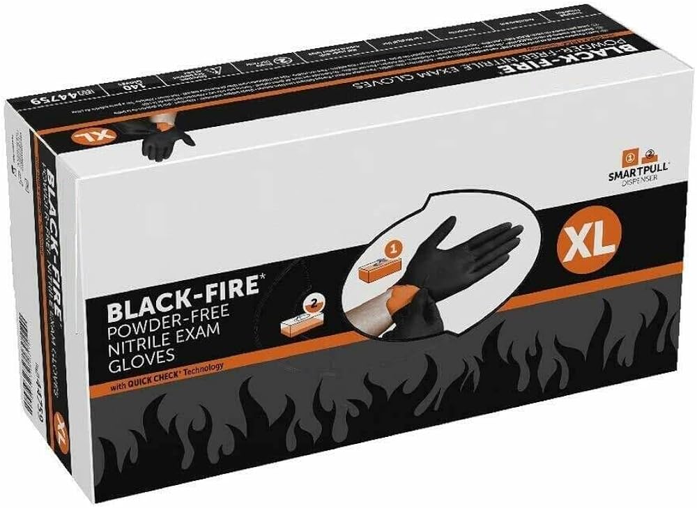 HALYARD BLACK-FIRE GLOVES-44758