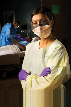 HALYARD KC100 ISOLATION GOWNS-54100