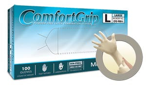 ANSELL MICROFLEX COMFORTGRIP® POWDER-FREE LATEX EXAM GLOVES-CFG-900-M