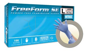 ANSELL MICROFLEX FREEFORM® SE POWDER-FREE NITRILE EXAM GLOVES-FFS-700-L