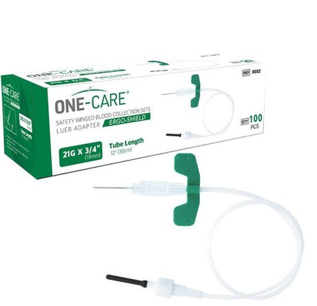 MEDIVENA ONE-CARE® ERGO-SHIELD SAFETY BLOOD COLLECTION WINGED SET-5052